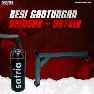 BESI BRACKET GANTUNGAN SAMSAK BESI SAMSAK SATRIA sarung tinju putih