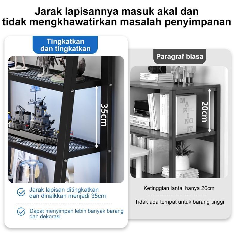 Rak Susun Rak Besi Rak Susun Serbaguna Rak Buku Rak Display Ala Korea Rak Besi Siku 5 Susun Rak Bung