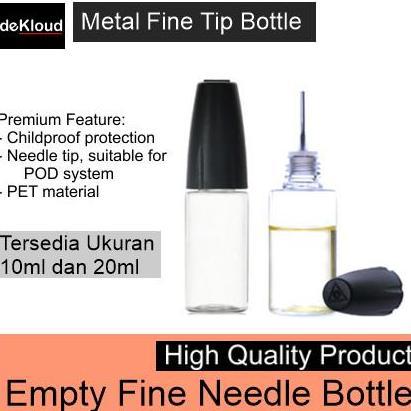 Botol Tetes Jarum | Empty Childproof Needle Dropper 10ml 20ml Bottle | botol kosong tip