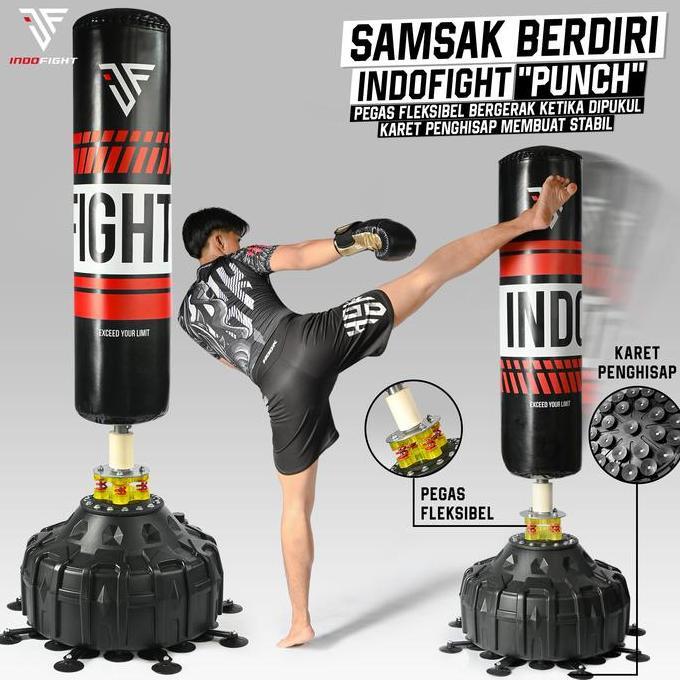 Samsak Tinju Berdiri Samsak Berdiri Indofight Sansak Tinju Isi Samsak Berdiri Indofight Standing Pun