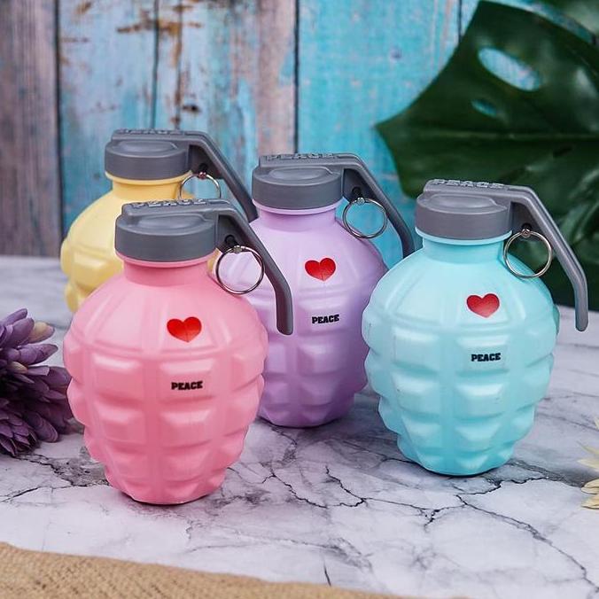 Botol Minum Air Granat Bahan Plastik Unik Premium Import Quality