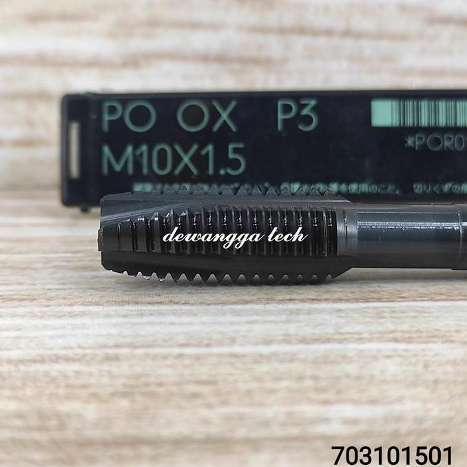 Tap m10x1.5 taping m10 x 1.5 taps m 10 x 1 . 5 baut kontruksi mur 17