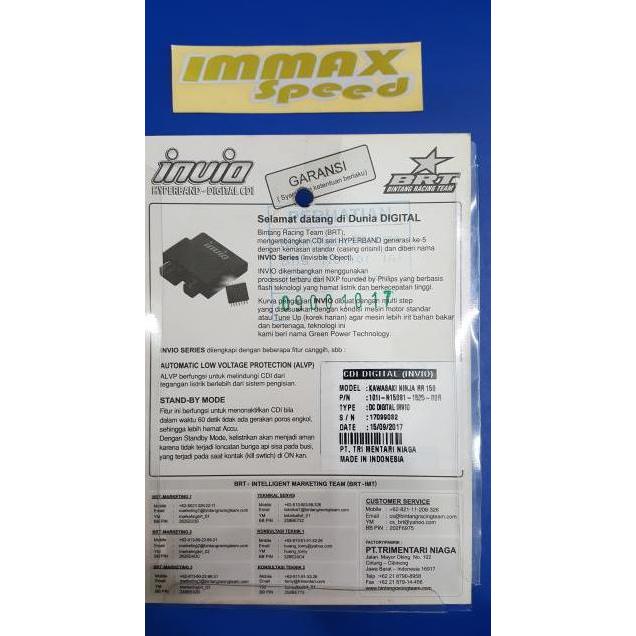 Cdi Brt Invio Ninja Rr150 Cdi Invio Ninja Rr150