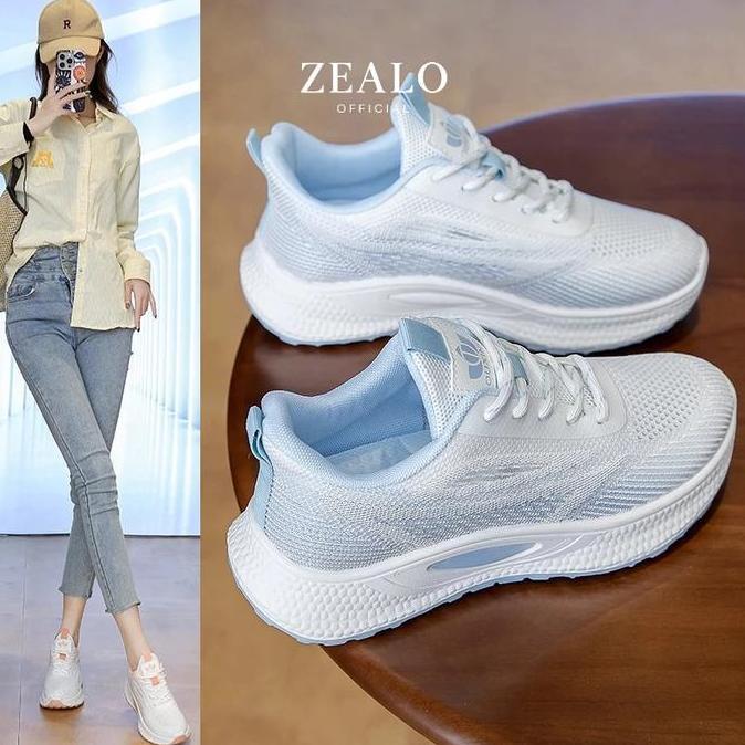 Zealo 410 Sepatu Sneakers Wanita Fashion Kasual Ringan | Sepatu Sporty Stylish Nyaman