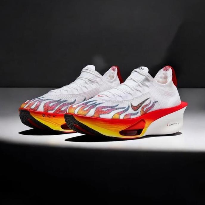 Sepatu Running Pria Alphafly 3 Next % Ekiden White Premium