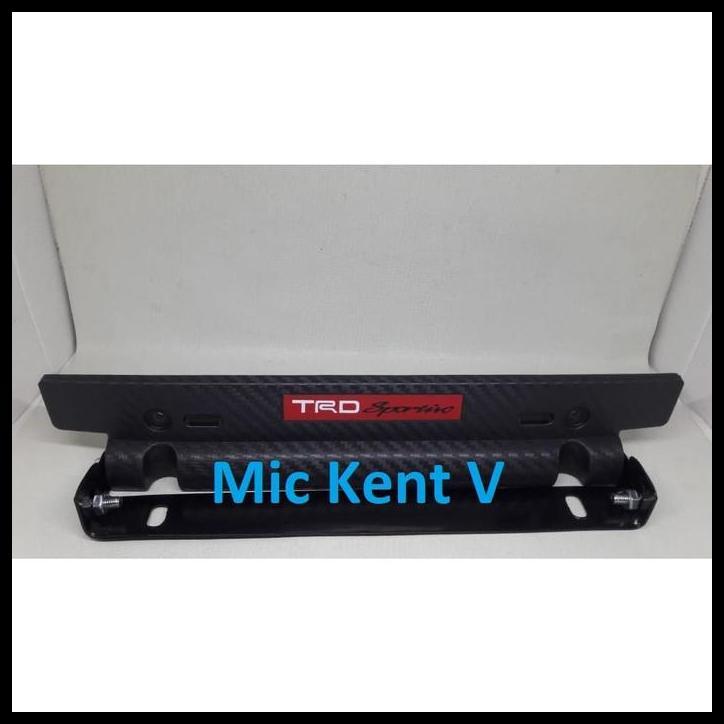 GRATIS ONGKIR DUDUKAN PLAT NOMOR JDM CARBON MOBIL BRIO 