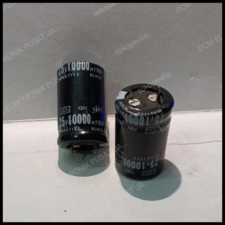 TERLARIS 2054 ELCO ELKO 10000UF 10.000UF 10000 10.000 UF 25V 25VOLT NIPPON