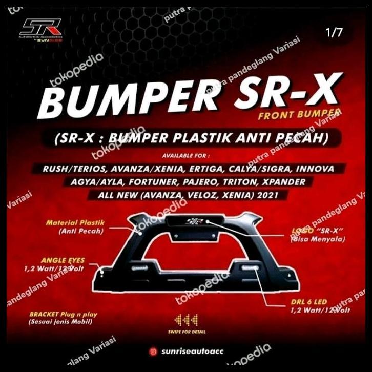 TERMURAH TANDUK DEPAN MOBIL ALL NEW TERIOS / ALL NEW RUSH 2018 - 2025 MODEL LUXURY X MEREK SUNRISE C