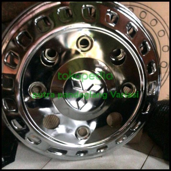 BEST DEAL DOP RODA MOBIL UNIVERSAL TRUK RING 20 LUBANG 8 BAN BAHAN STENLIS