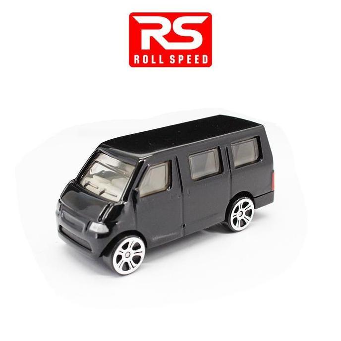 Diecast Metal 1:64 RS Roll Speed MPV Hitam