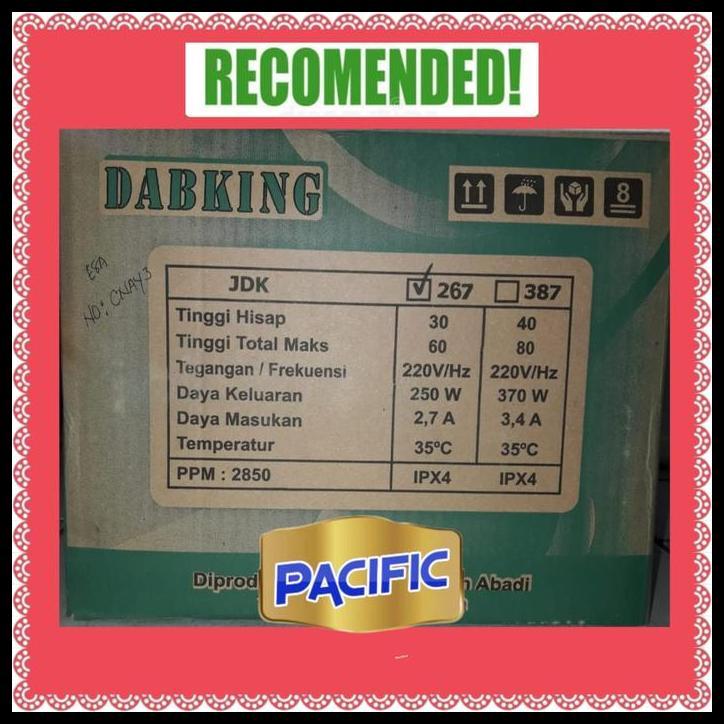 HOT DEAL POMPA JETPUMP 30 METER 250W MDL NATIONAL GOLD 255 A SUMUR DALAM HONORA 