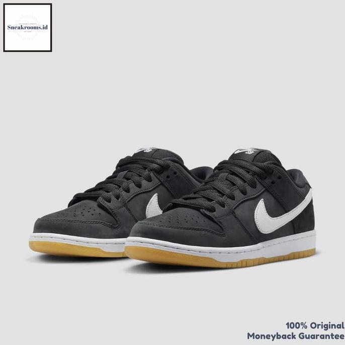 Sneakers / N*ke SB Dunk Low Black Gum / Orinal Resmi