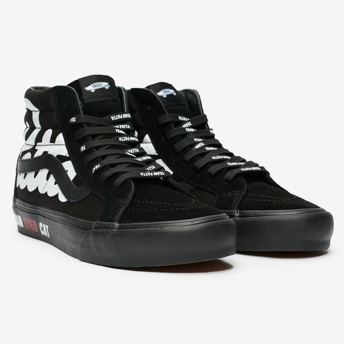 PATTA x VANS VAULT LX SK8-HI REISSUE BLACK BLACK
