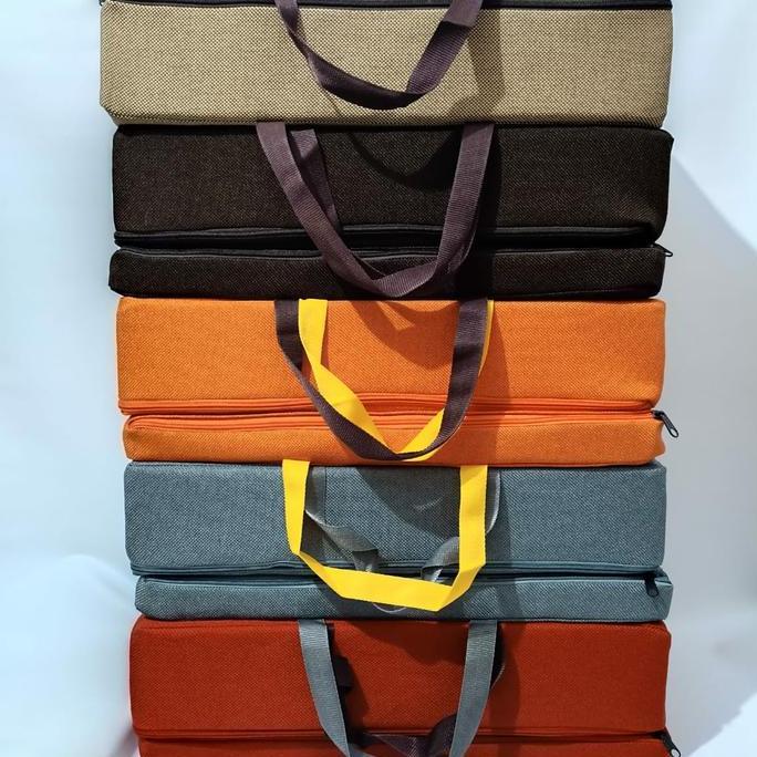 Bantal Meditasi Lipat Alas Tempat Duduk Matras Meditasi Doa Yoga (L)