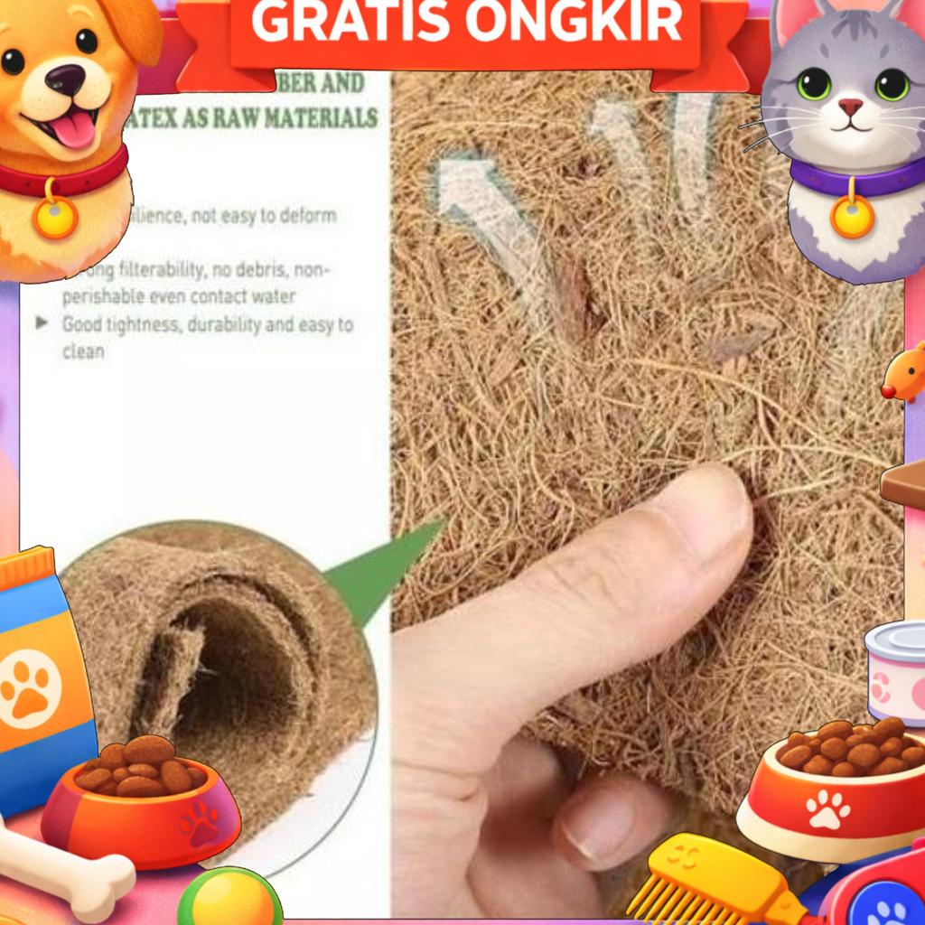 Alas Kandang Coco Mesh Reptile Nomoy Substrate Coconut Mat Nc-07