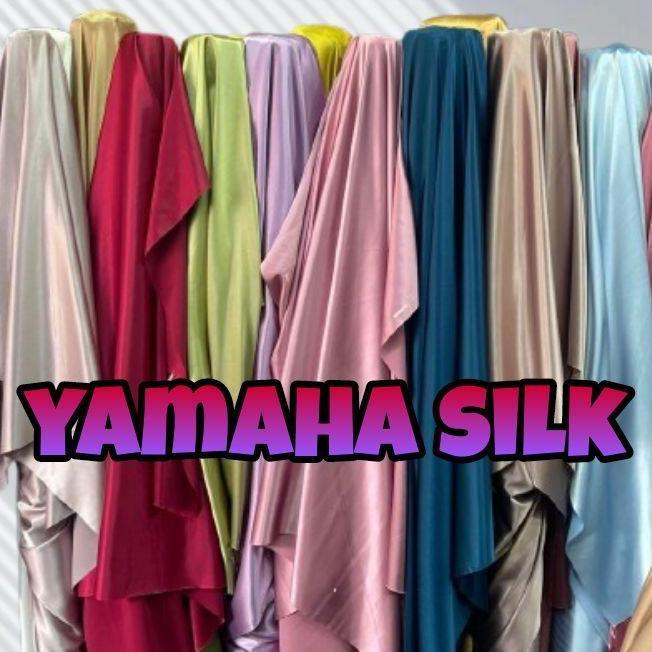 Kain polosan yamaha silk,Polosan Satin Silk,puring polosan kebaya,polosan dres dan gamis,kain polosa