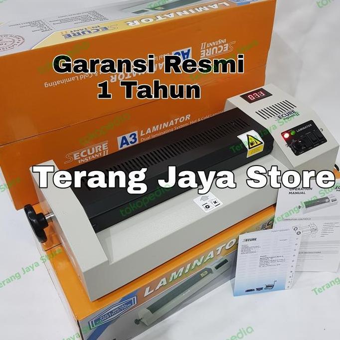 Troniktik- Mesin Laminating Secure Instant Ii Mesin Laminating A3 Laminator A3