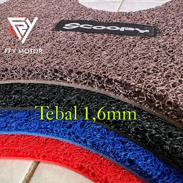 PREMIUM` Karpet Motor Scoopy All Type, Karpet Motor Mie Bihun Scoopy