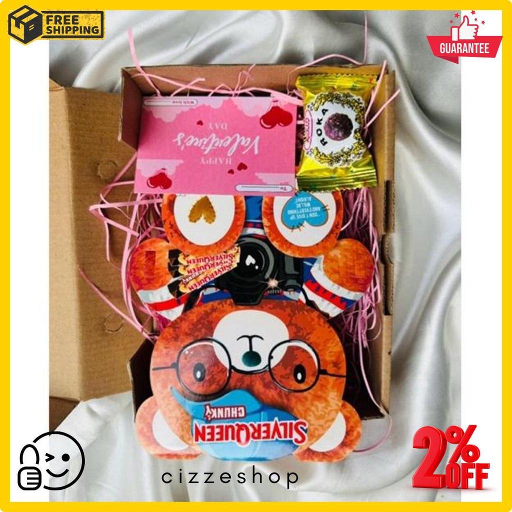 Silverqueen Bear Beruang Coklat 3X26Gr Dan Valentine Day Kemasan Beli 1 Gratis 1 Isi 2X55G Model Bon