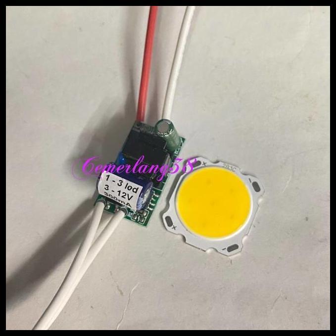 BEST DEAL LED DRIVER 3 WATT  + CHIP MATA LAMPU 3 WATT 