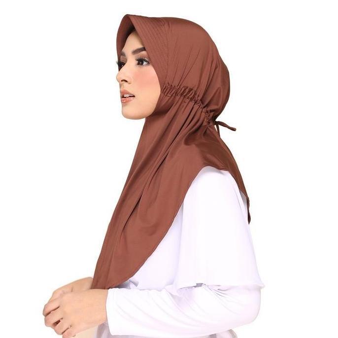 Newrilis- Zaria Sahara Elzatta Hijab Jilbab Kerudung Instan Bergo Serut