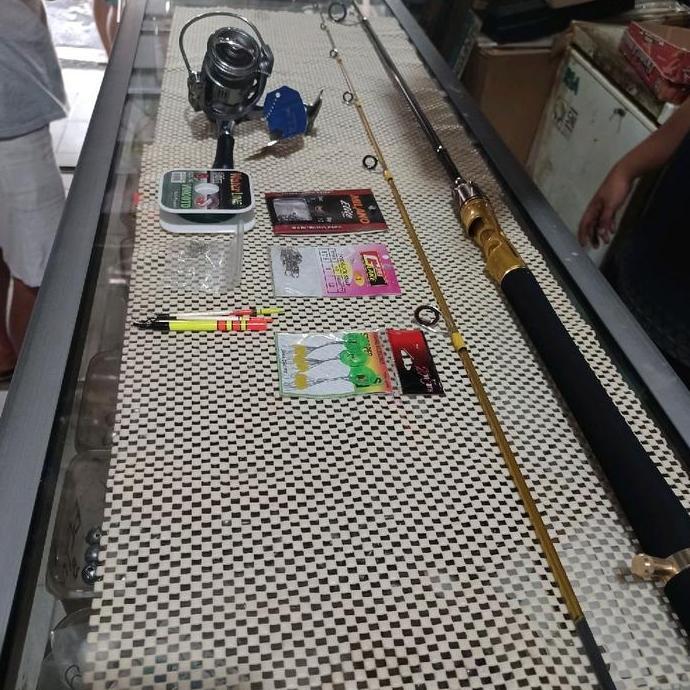 Paket Pancing Joran Reel Set Kolaman Carbon