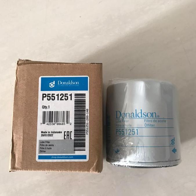 FILTER OIL DONALSON 12004 FORKLIFT 5 TON (TERBAIK) (TERBARU) (TERMURAH)