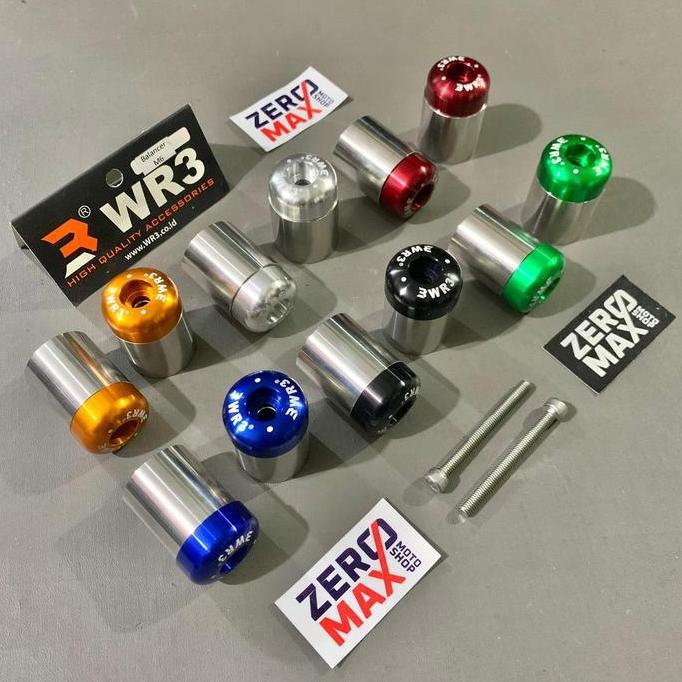 // BAR END BALANCER JALU BANDUL STANG WR3 M6 BAUT 10 ''