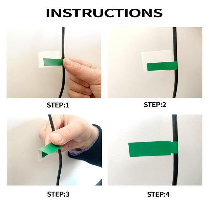 Callbe- 10 Lembar Stiker Label Kabel Penanda Kabel Stiker Label Penanda Kabel Jaringan Cable Label