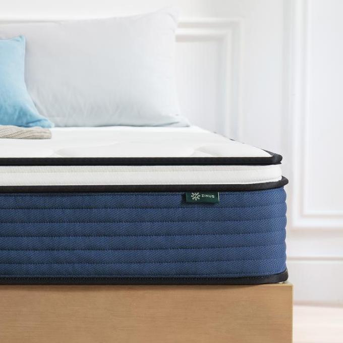 Blokx- Kasur Spring Bed Zinus Plush Top Extra Comfort Furniture