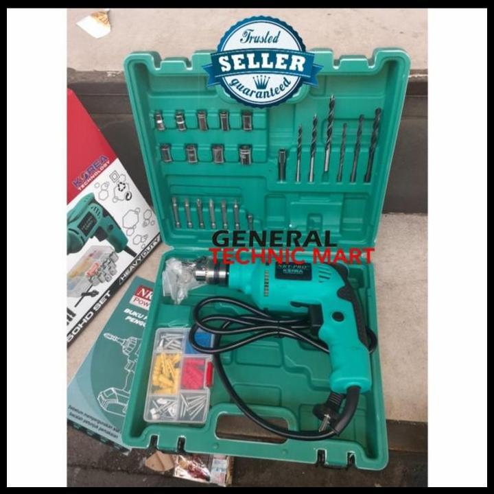 DISKON BOR TANGAN LISTRIK 10MM SET NRT PRO 450HD NRT450 HD 