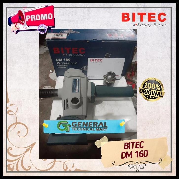 TERLARIS MESIN BOR 16MM ROTARY DRILL DM160 BITEC DM 160 ORIGINAL (NEWTYPE) 