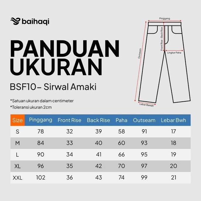 Uwouwo- Baihaqi Ankle Pants Amaki Bsf10 | Celana Sirwal
