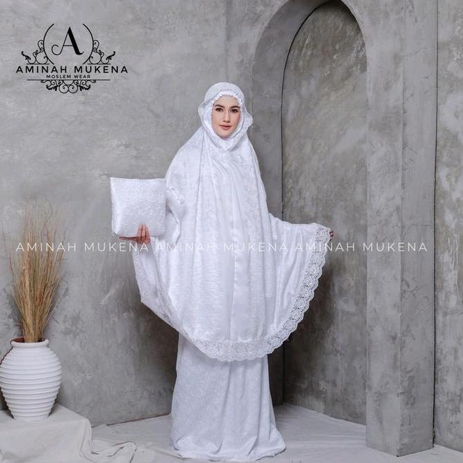 DISKON MUKENA DEWASA PREMIUM SUTRA MILO MEWAH RENDA SYAHRINI TERBARU 2022 2023