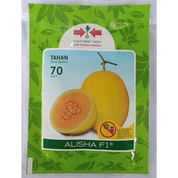 Thebest- Benih Melon Golden ALISHA F1 400 Butir - Bibit Cap Panah Merah