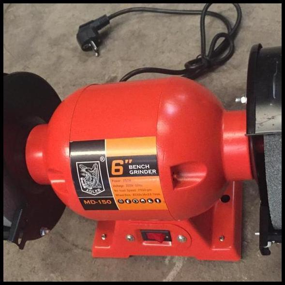 TERLARIS ADLER GURINDA DUDUK 6" BENCH GRINDER 6 INCHI GERMANY HEAVY DUTY BOSCH 
