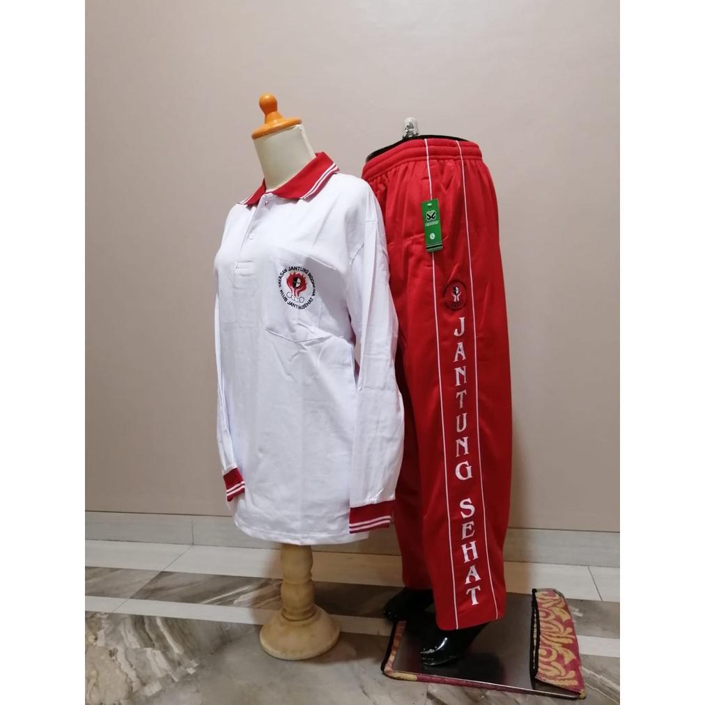 Thebest- BAJU OLAHRAGA JANTUNG SEHAT/STELAN OLAHRAGA SENAM JANTUNG SEHAT/BAJU SENAM JANTUNG SEHAT