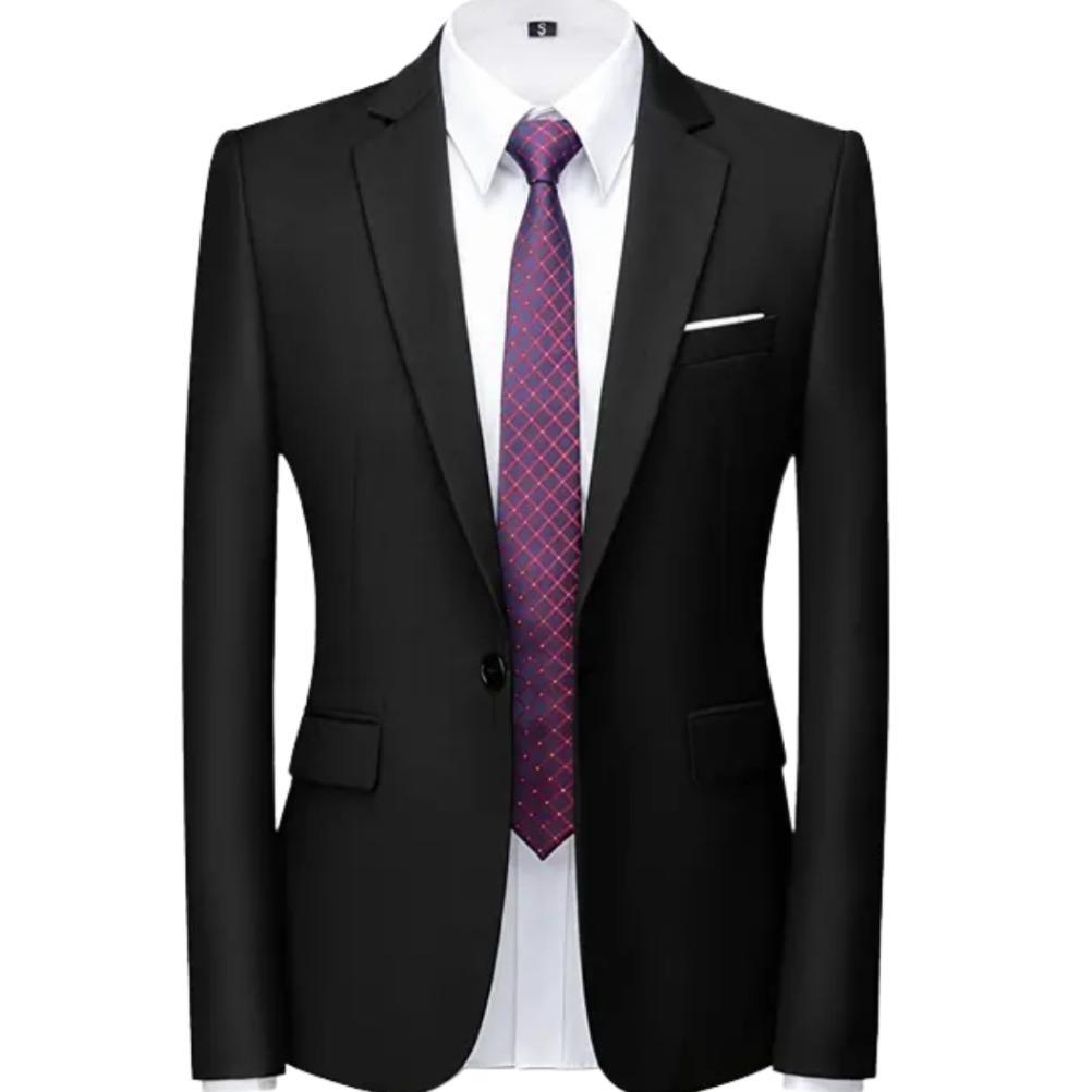 Winstyle - Jas Pria Hitam List