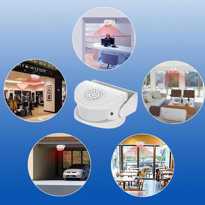 Bel Pintu Sensor Gerak Cerdas Automatic Saluting Bell Untuk Toko Rumah