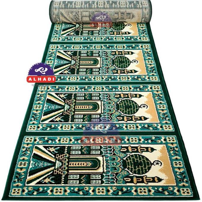 Alhadi Karpet Masjid MEDGRA SHABEL Per SATU KOTAK GAMBAR Pilar / Masjid Ukuran 57 x 105cm Tebal 9mm 