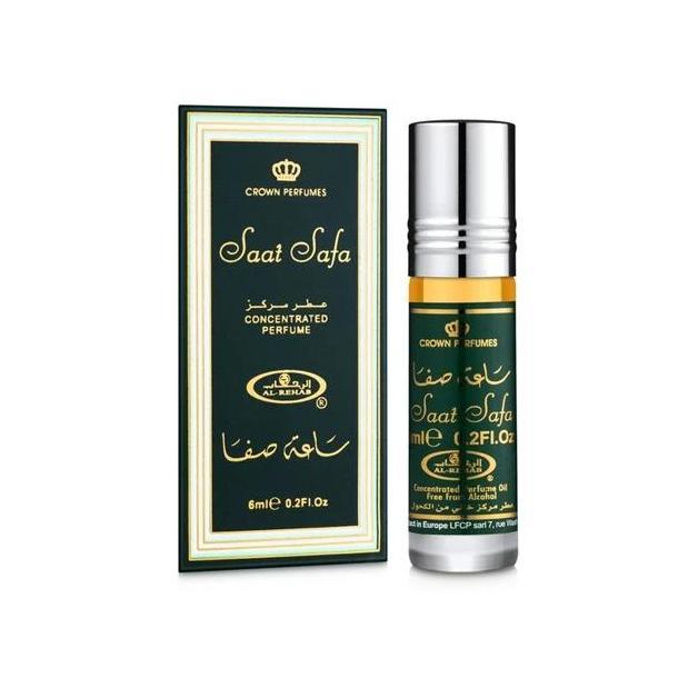 Aroma- Al Rehab Parfum Arab Saat Safa 6Ml Oil Roll On Unisex Non Alkohol Original Parfum Al Rehab 10