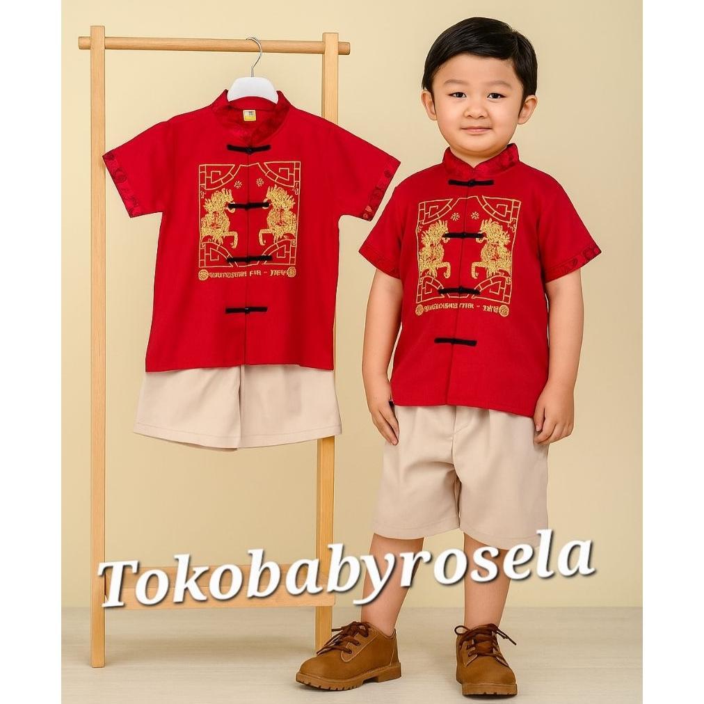 BAJU IMLEK CHEONGSAM ANAK LAKI LAKI