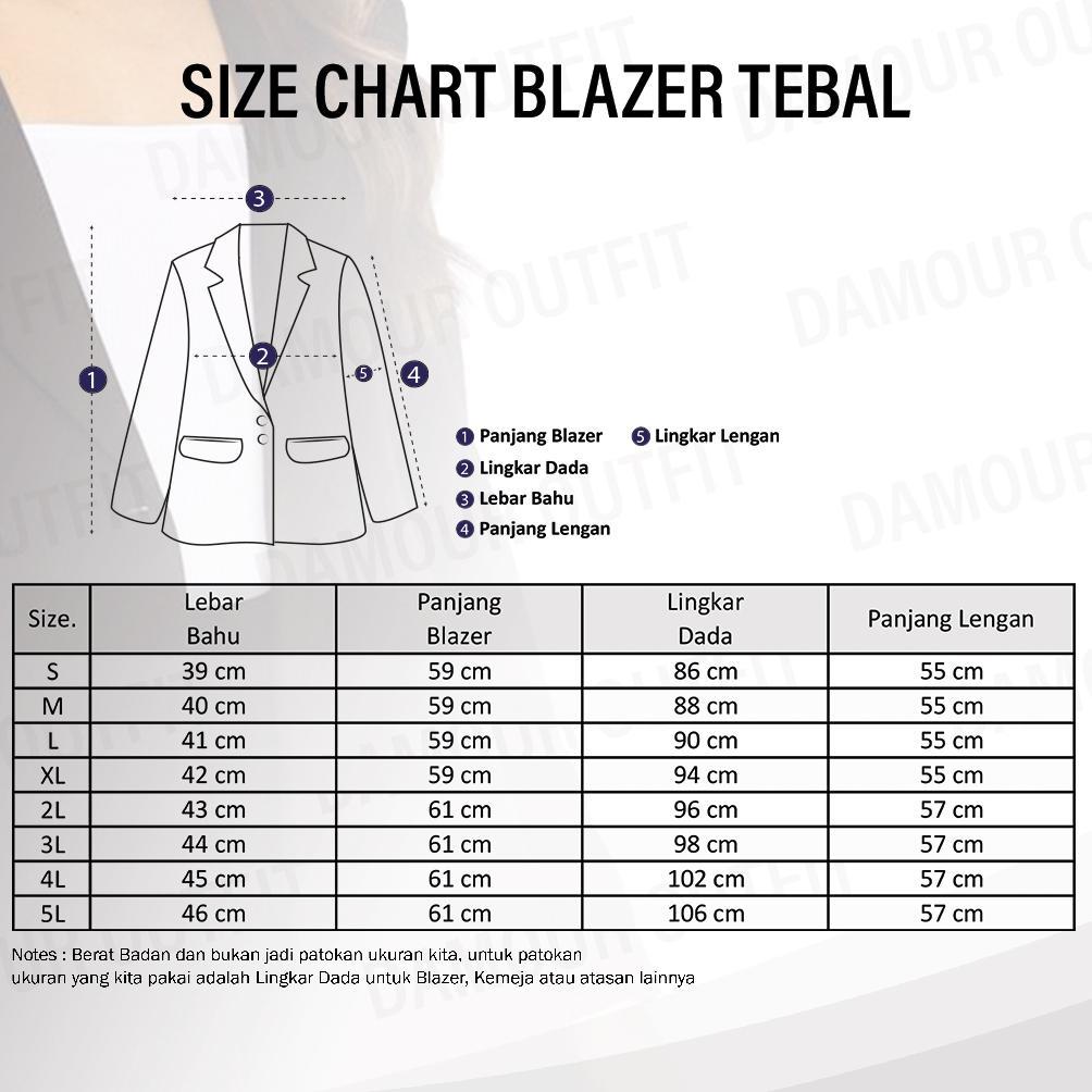 Murah De_Kuniawan - Damour Setelan Jas Wanita Formal Blazer + Rok Pendek Modern Korean