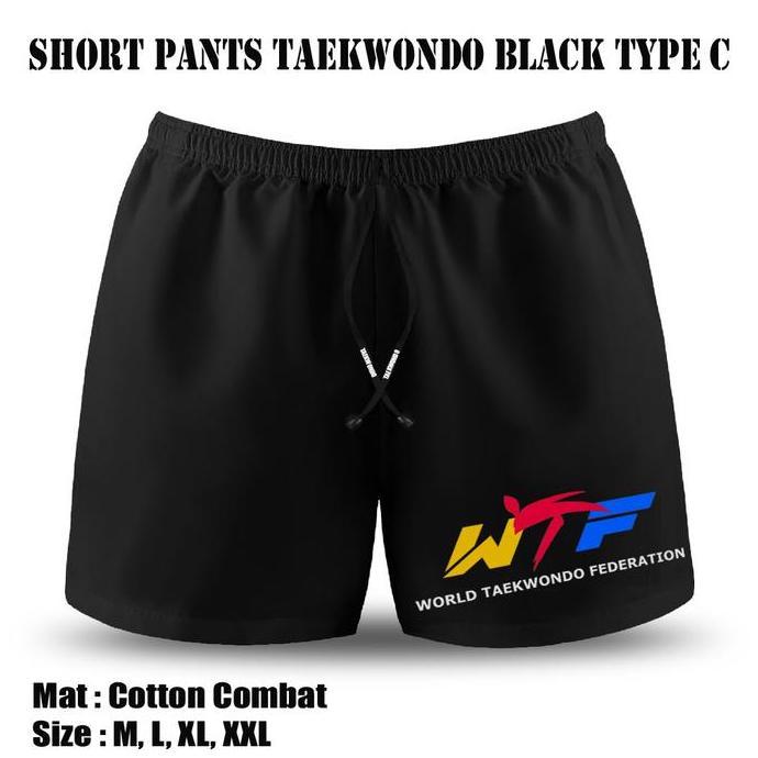 CELANA PENDEK TAEKWONDO - BOXER TAEKWONDO BAHAN ADEM - SHORT PANTS TAEKWONDO PREMIUM - CELANA BOXER 
