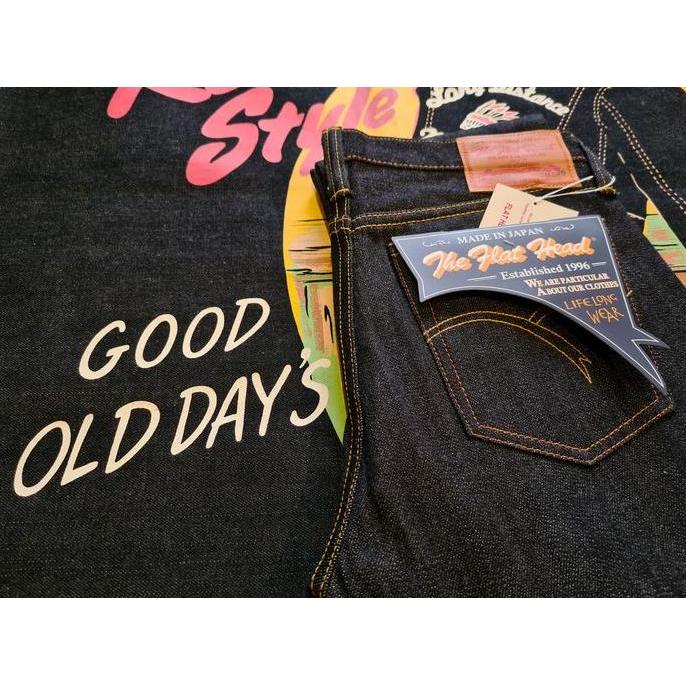 The "New" Flat Head 3001 -14.5oz "Pioneer" Selvage Denim Slim Straight murah