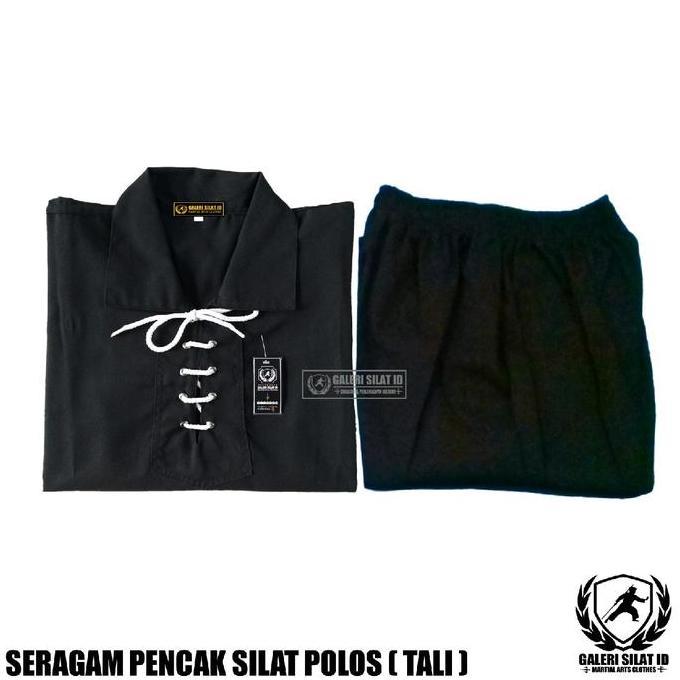 Seragam Pencak Silat Polos Model Tali - Sakral Siswa Polosan - Baju Latihan Olahraga Beladiri IPSI D