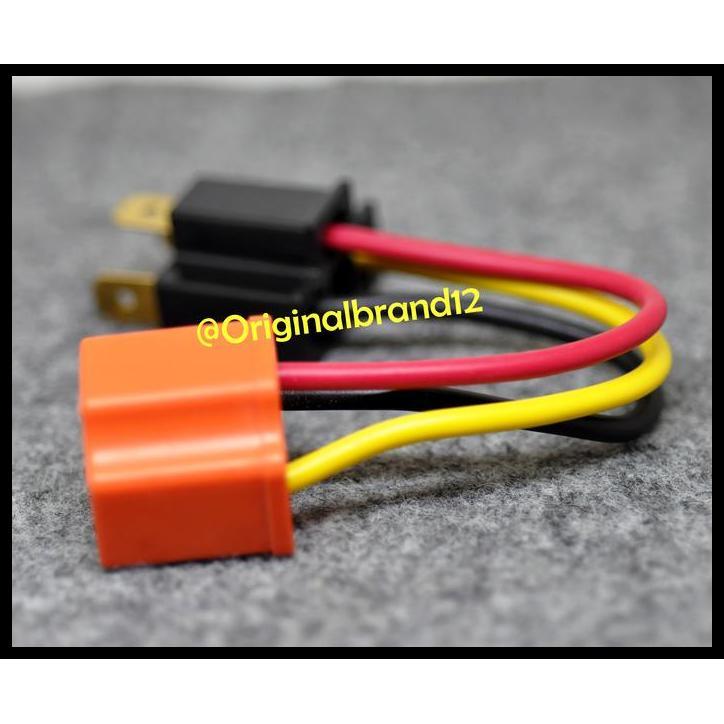 TERLARIS SOKET SOCKET ADAPTOR CONVERTER LAMPU H4 FEMALE KE H4 MALE 