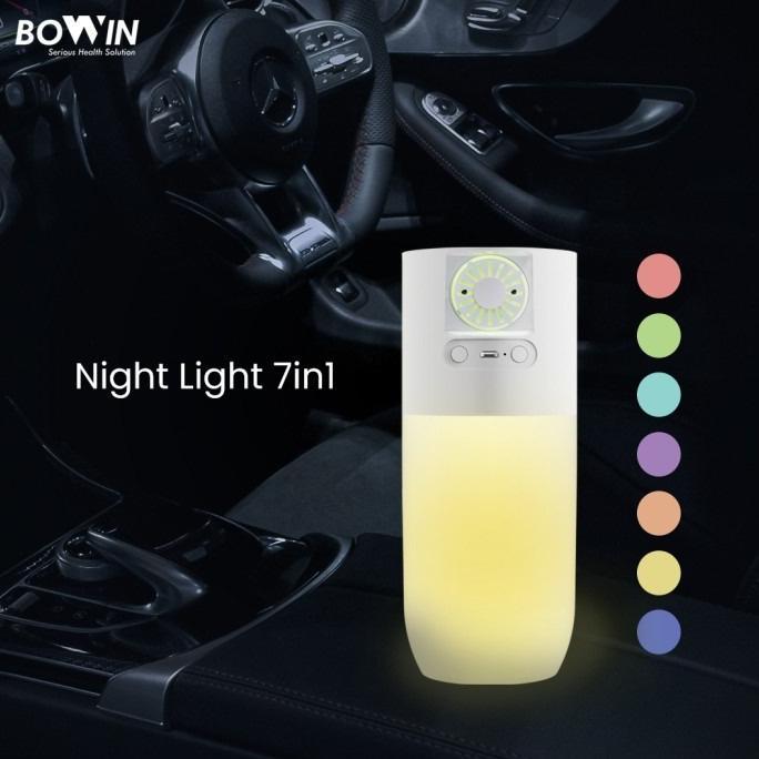 Bowin OXY H2O Air Purifier Humidifier Diffuser Lampu Malam