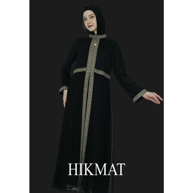 Sale Hikmat Fashion Original A1346 Abaya Hikmat Noerbutikmuslim