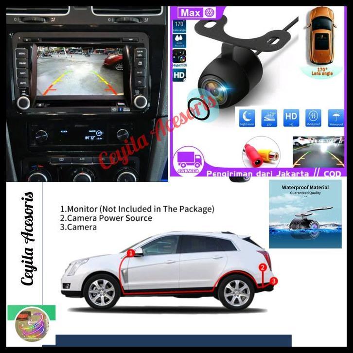 TERMURAH CCD CAMERA BULAT ANTI AIR/PARKIR DEPAN/BELAKANG MOBIL PAJERO SPORT